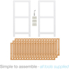 Portátil Bamboo de 3 camadas de 3 camadas ajustáveis ​​para uso doméstico